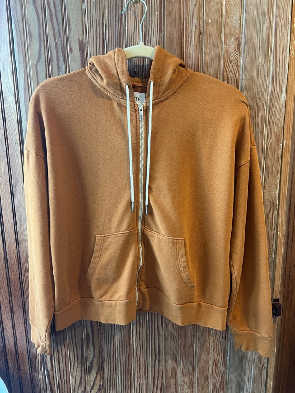 MATE the Label Organic Cotton Zippered Hoodie | Sedona | Small